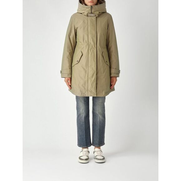 Woolrich Coat Woman Mud